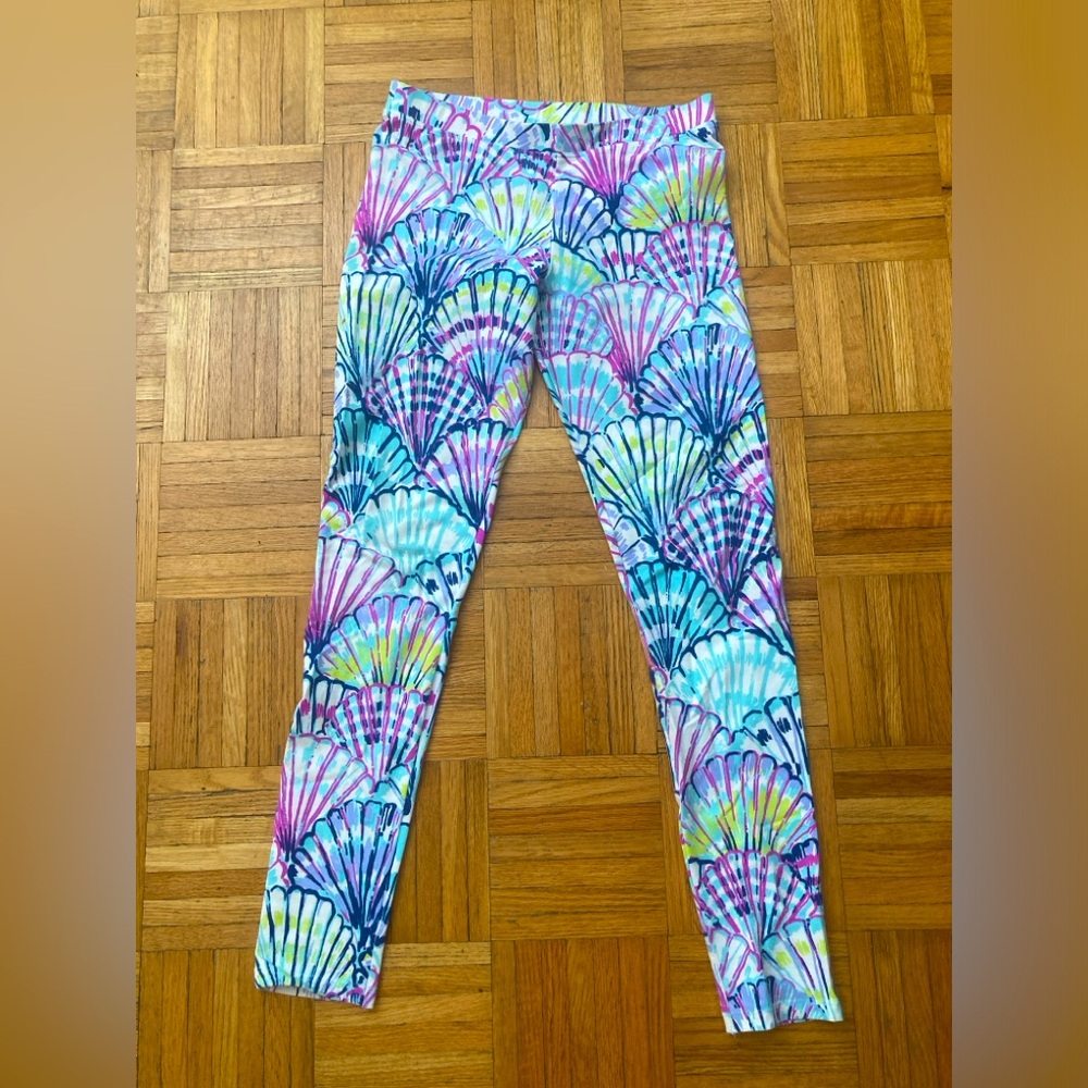 Lilly Pulitzer NWOT Oh Shello Leggings XL Girls (XXS women’s)